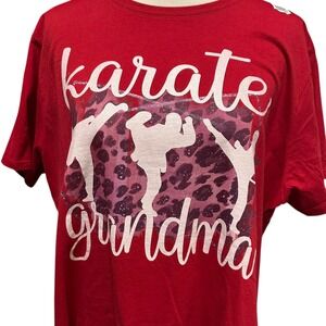 Port & Company Karate Grandma Graphic T-Shirt‎ Novelty Tee XXL